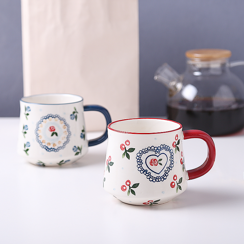 400mlceramiccupcherrypatterngybl968